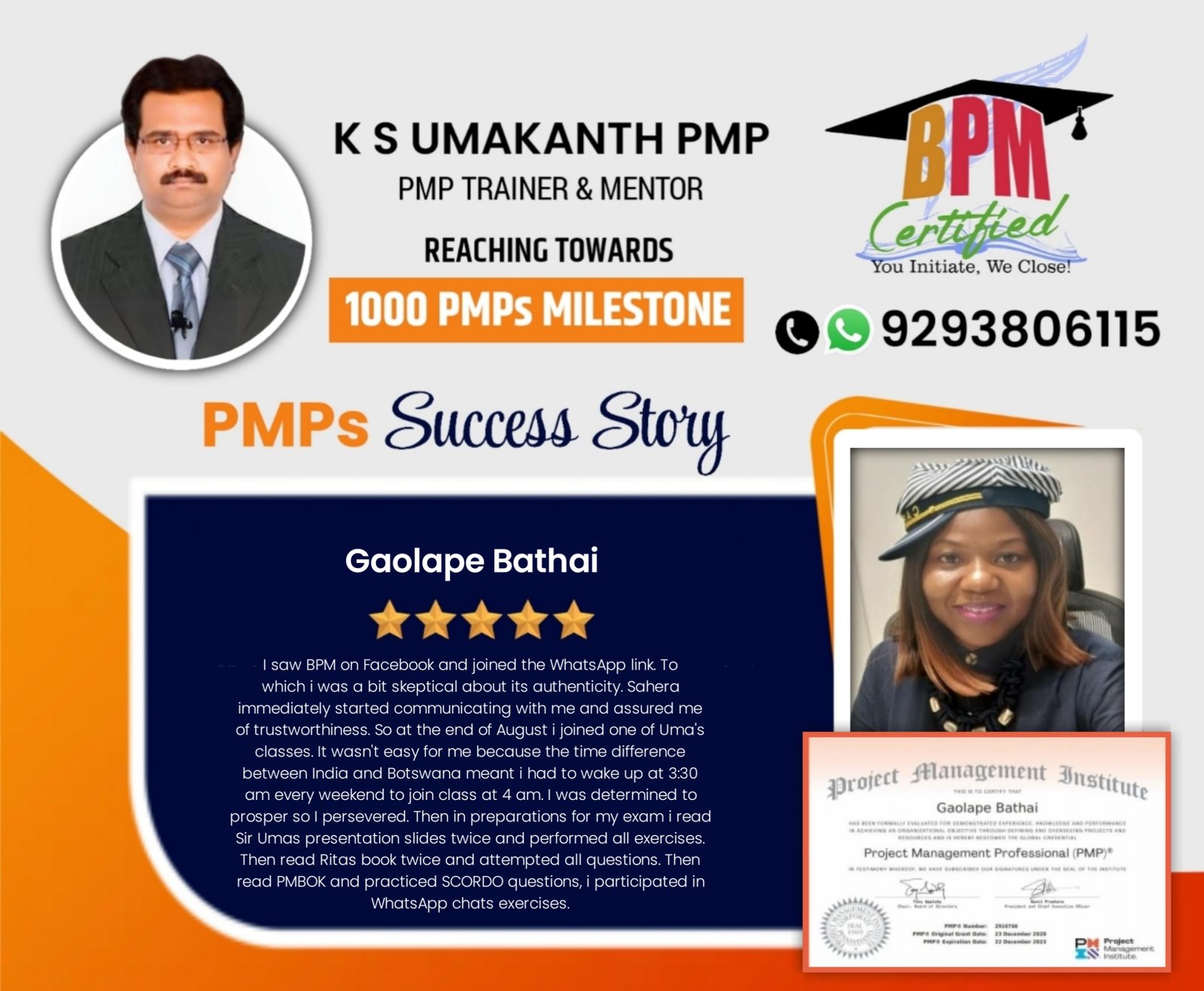 BPM Certified Training Session