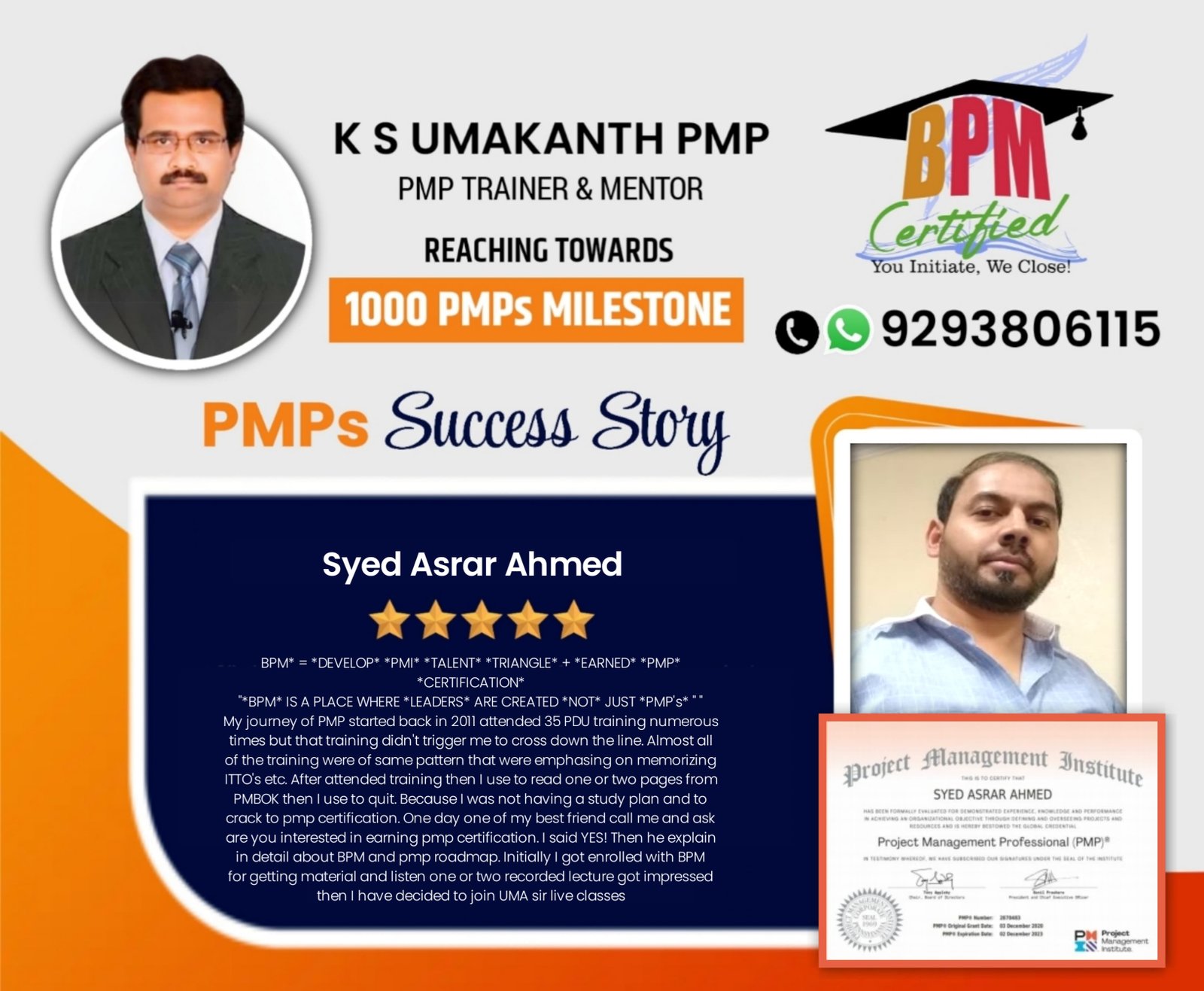 BPM Certified Training Session